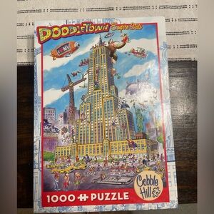 Cobble Hill Doodletown Empire State building NYC 1000 Piece Puzzle